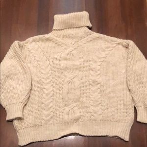 Chunky turtleneck sweater size small